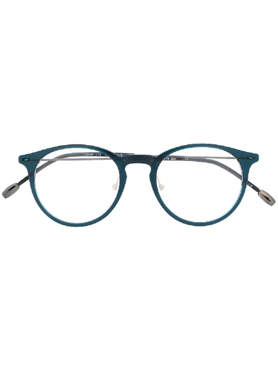 Lacoste 圆框眼镜 - 蓝色 In Blue
