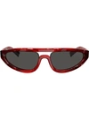 ALAIN MIKLI AVIATOR THICK SUNGLASSES