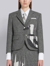 THOM BROWNE THOM BROWNE FRAYED DUCK CLASSIC SPORT COAT,FBC618A0538513559048