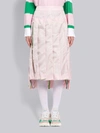 THOM BROWNE THOM BROWNE PINK MESH PLEATED SKIRT,FJK017A0401613558597