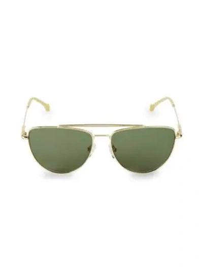 Colors In Optics 59mm Collins Aviator Sunglasses In Gold