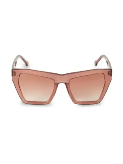 Colors In Optics Women's 55mm Stanton Cateye Sunglasses In Rootbeer