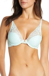 Natori Cherry Blossom Convertible Underwire Bra In Sea Spray