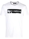 Dolce & Gabbana Dolce And Gabbana White Box Logo T-shirt In White