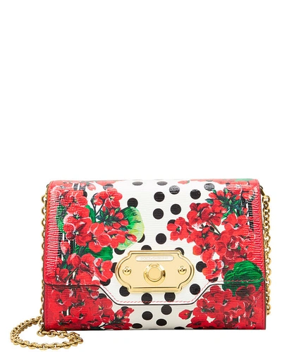 Dolce & Gabbana Mini Welcome Crossbody Bag In Red