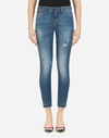 DOLCE & GABBANA PRETTY-FIT JEANS IN STRETCH DENIM