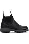 Prada Rodeo Neoprene Chelsea Boots In Black