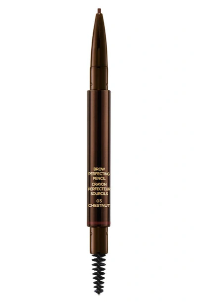Tom Ford Brow Perfecting Pencil In 03 Chestnut