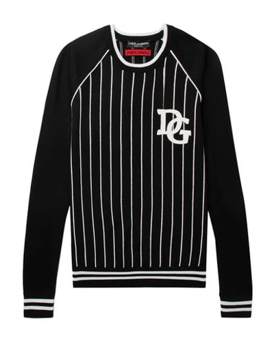 Dolce & Gabbana Sweaters In Black