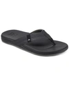Reef Phantom Ii Mens Laceless Synthetic Flip-flops In Black
