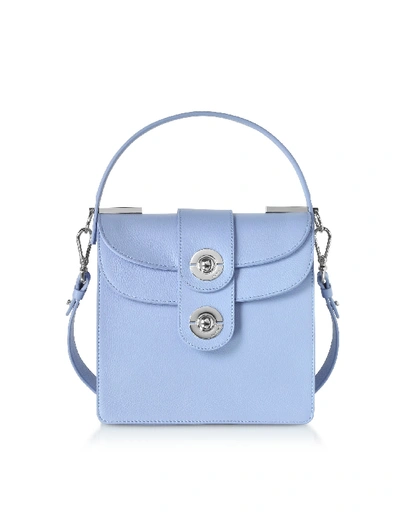 Coccinelle Leila Leather Shoulder Bag In Lilac