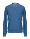 Gran Sasso Sweaters In Blue