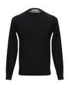 Grey Daniele Alessandrini Sweater In Black