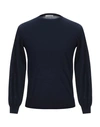 GREY DANIELE ALESSANDRINI GREY DANIELE ALESSANDRINI MAN SWEATER MIDNIGHT BLUE SIZE 40 WOOL,39983283FP 5