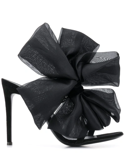 Giuseppe Zanotti Amabel Bow Sandals In Black