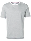 Thom Browne Ringer Slim-fit T-shirt In Grey