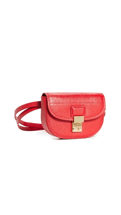 3.1 Phillip Lim / フィリップ リム Pashli Mini Saddle Belt Bag In Red