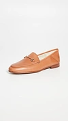 Sam Edelman Embellished Leather Loafers In Saddle