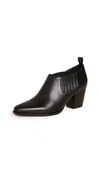 Sol Sana Clio Block Heel Booties In Black