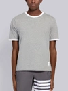 Thom Browne Ringer Slim-fit T-shirt In Grey