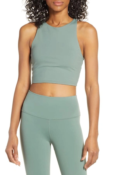 Alo Yoga Movement Sports Bra In Moss