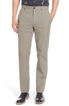 Theory Zaine Slim-fit Cotton-blend Twill Trousers In Sidewalk