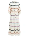APIECE APART Granada Striped Cotton Maxi Dress,060029954999