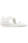 Pedro Garcia Jedda Textured-leather Sandals In White
