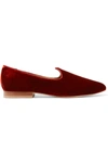 LE MONDE BERYL VENETIAN VELVET LOAFERS