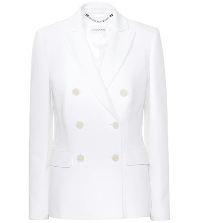 Altuzarra Indiana Double-breasted Cady Blazer In White