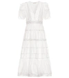 ULLA JOHNSON Odile cotton and silk dress,P00399548