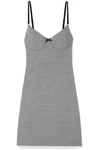 ALEXANDER WANG HOUNDSTOOTH TWEED MINI DRESS