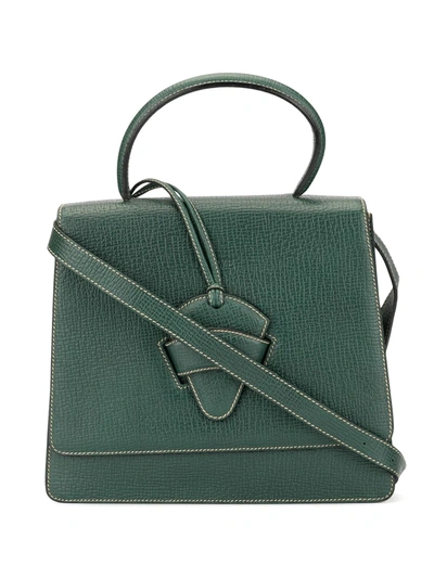 Pre-owned Loewe Barcelona 2way Hand Bag In Green