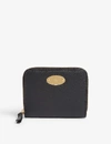Mulberry Logo Plaque Wallet Wallets, Card Holders Black In Black