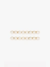 Jennifer Behr Gracie Pearl Hair Slides In White