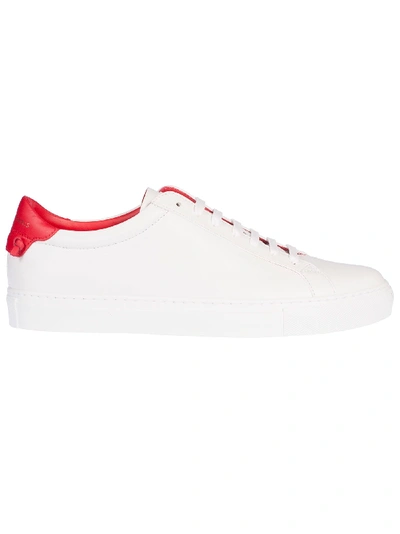 Givenchy Urban Street Sneakers In White/red