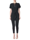 MICHAEL MICHAEL KORS FULL SUIT WITH SHORT SLEEVES,MS98YTK7AW 001BLACK