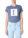 A.P.C. T-SHIRT WITH LOGO,10980140