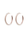 ALISON LOU GOLD-PLATED MEDIUM JELLY HOOP EARRINGS