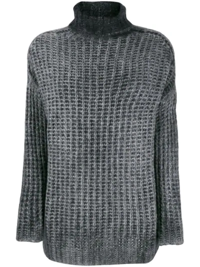 Avant Toi Corn Stitch Sweater - 灰色 In V00007 Husky