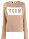 MSGM BOX LOGO SWEATSHIRT