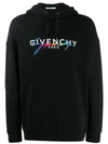 GIVENCHY GIVENCHY SIGNATURE HOODIE - 黑色