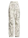 OFF-WHITE Oversized Tomboy Graphic Jeans