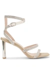 MANNING CARTELL CRYSTAL-EMBELLISHED STRAPPY SANDALS