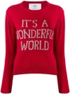 ALBERTA FERRETTI ALBERTA FERRETTI IT'S A WONDERFUL WORLD毛衣 - 红色