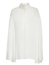 THE ROW Sarabee Embellished Sheer Blouse