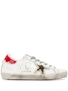 GOLDEN GOOSE SUPERSTAR SHEARLING-TRIMMED SNEAKERS