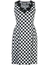 BOUTIQUE MOSCHINO CHECKBOARD SHIFT DRESS