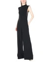 STELLA MCCARTNEY STELLA MCCARTNEY WOMAN JUMPSUIT BLACK SIZE 6-8 VISCOSE, ACETATE, ELASTANE, SILK