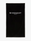 GIVENCHY GIVENCHY BLACK LOGO BEACH COTTON TOWEL,BMZ00310ZY13745321